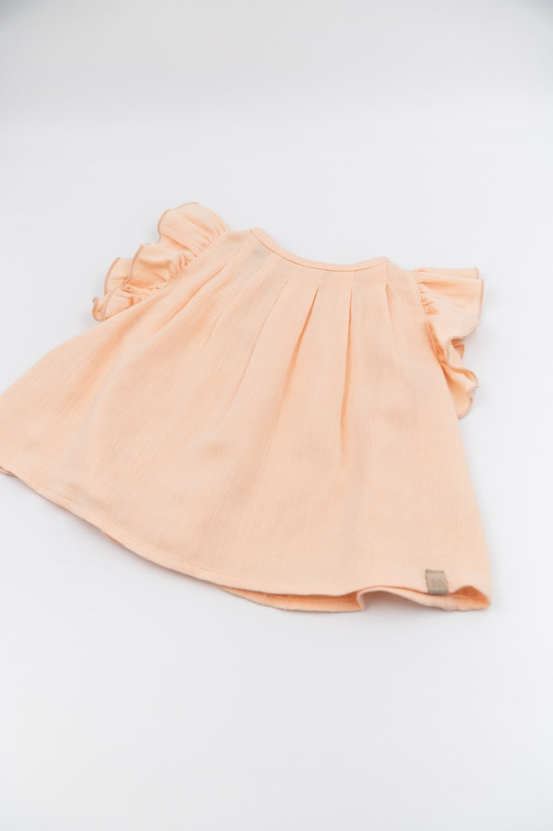 Cayano Girls’ Peach Blouse Shirt - Image 2