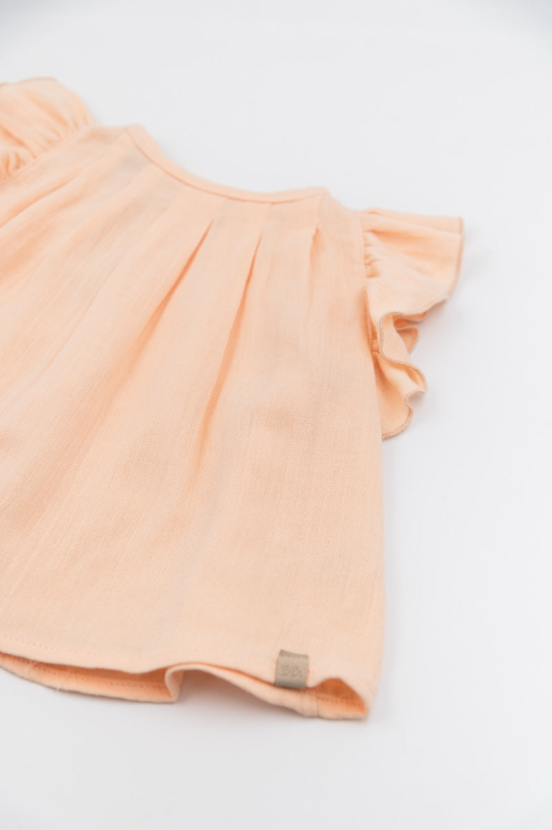 Cayano Girls’ Peach Blouse Shirt - Image 3