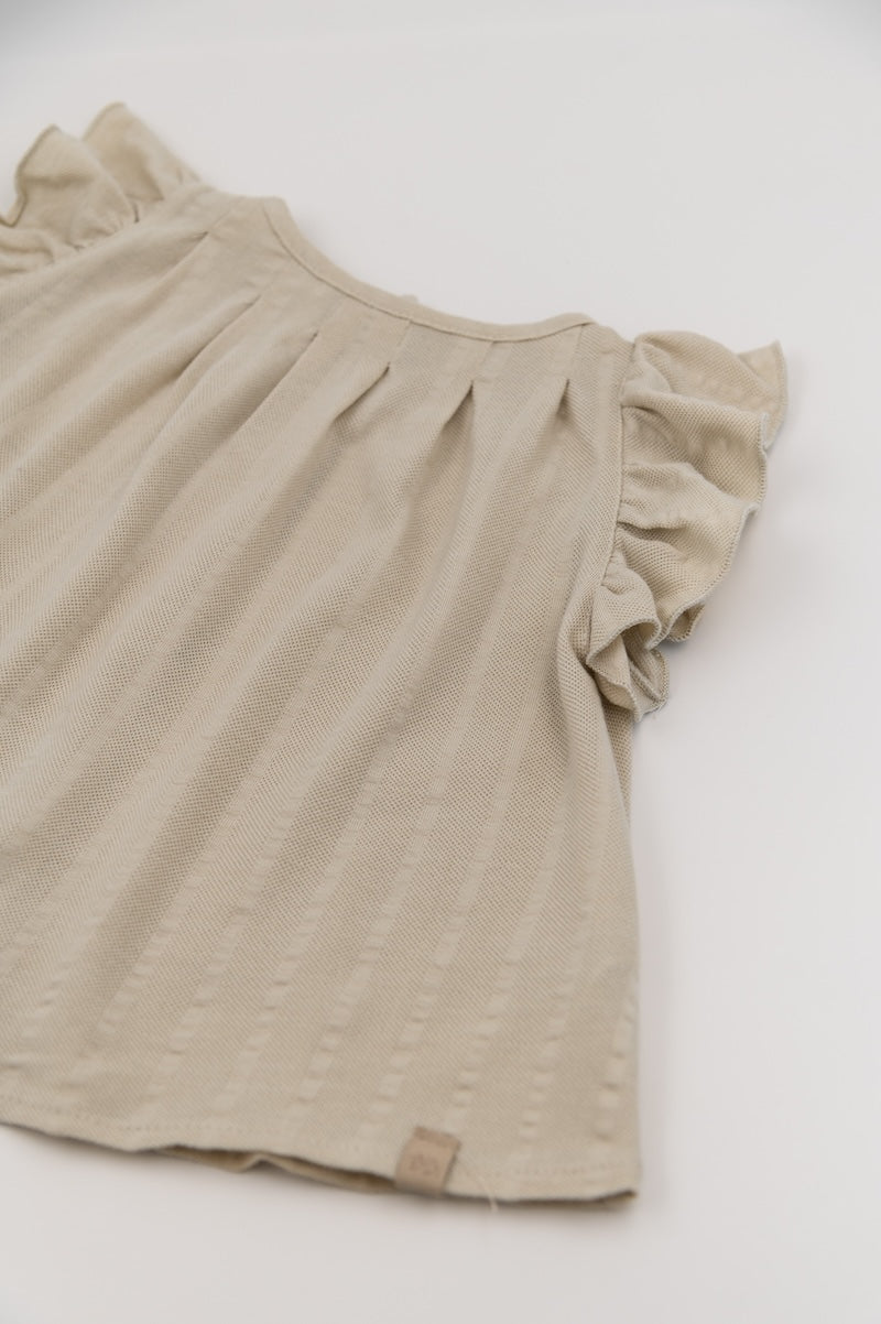 Cayano Girls’ Sand Beige Blouse Shirt - Image 4